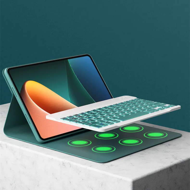 Destacável sem Fio Touchpad Bluetooth Teclado para Huawei Matepad 11 Dby-w09 2023 2023 com Tampa do Teclado Case - Imagem 2