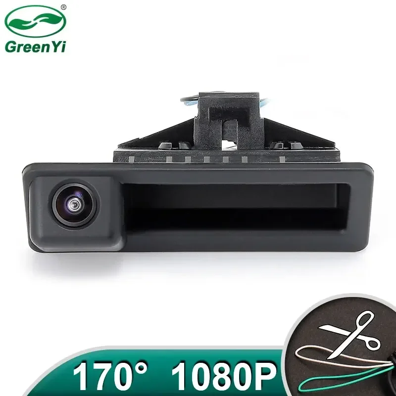 Rear Camera Vehicle HD AHD 1080P Fisheye Lens Car Reverse Backup Trunk Handle For BMW 3 Series 5 Series X5 X6 E60 E70 E82 E90