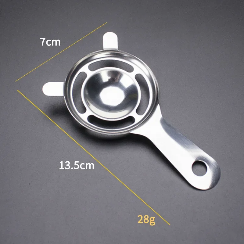 Stainless Steel Egg Separator with Egg Beater Kitchen Daily Use for Cooking Needs