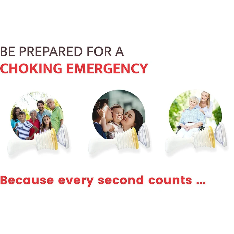 First Aid Kit Choking Device Adults & Children 2 Size Choking Rescue Kits Home Asphyxia Rescue Device Anti Suffocation