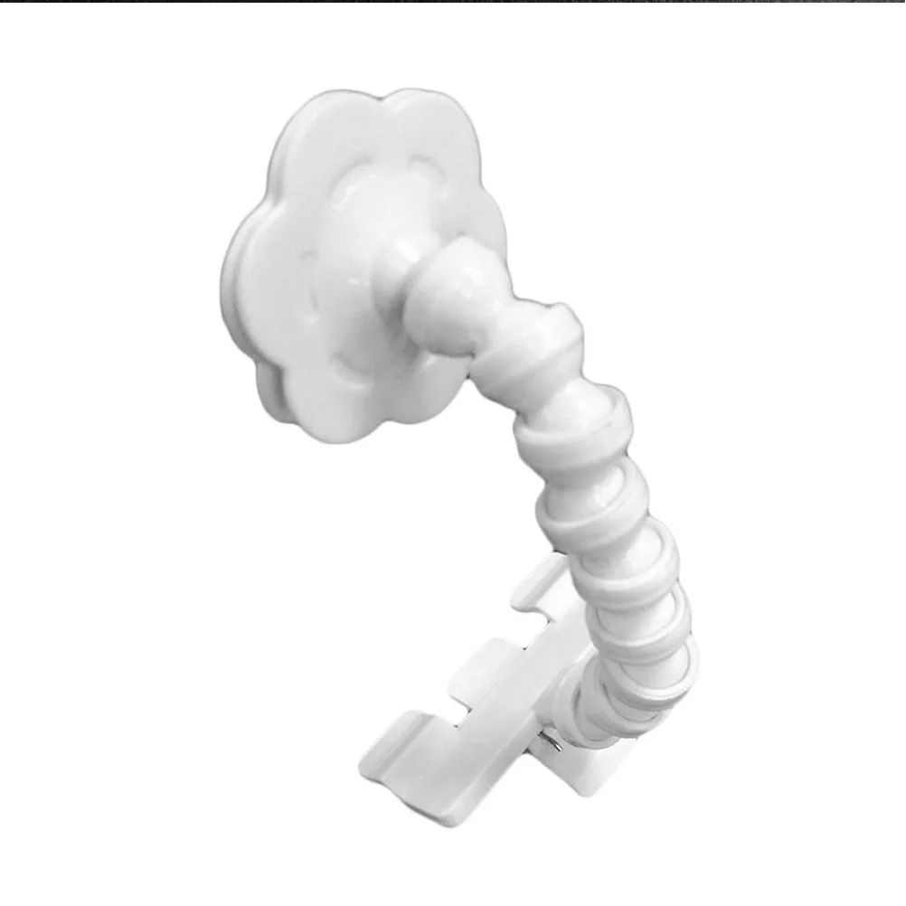 1개입 PVC 클립형 강아지 고양이 폰 홀더, 유연한 목, 각도 조절 가능한 스틱 도구, 셀카봉 클립