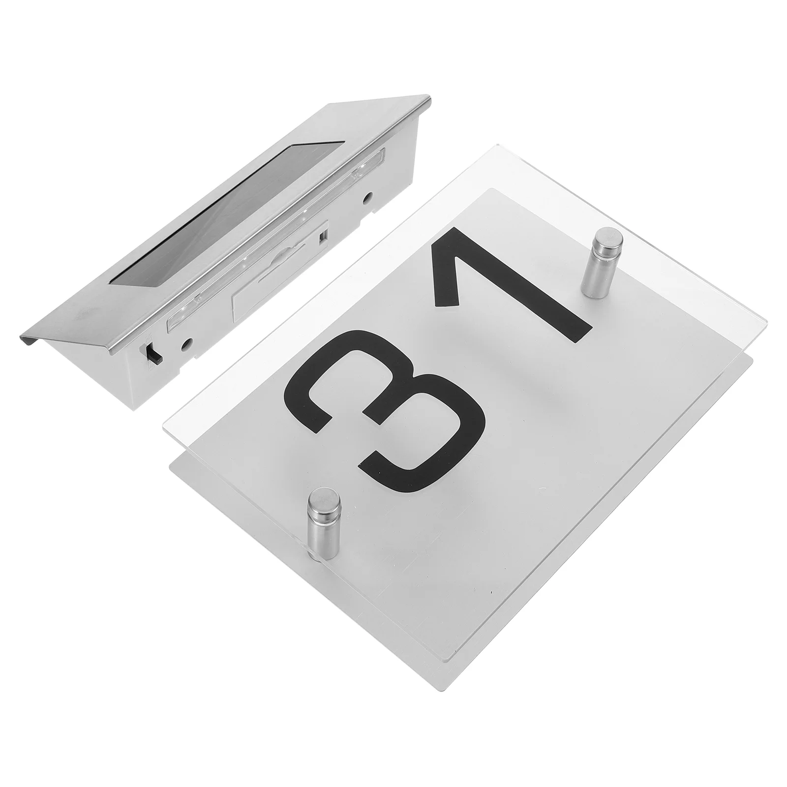 

Solar Door Light Lighted House Numbers Address Sign Signs Houses Plaques Lights