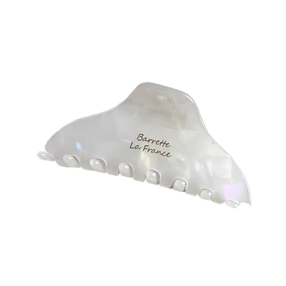 Bold Red Acetate Hair Claw Clip - Large Size