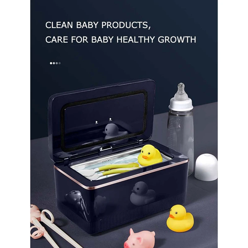 휴대용 가정용 미니 초음파 세척기, 세척 욕조 초음파 세척기, 웨이브 탱크, 쥬얼리 안경 링, EU 플러그