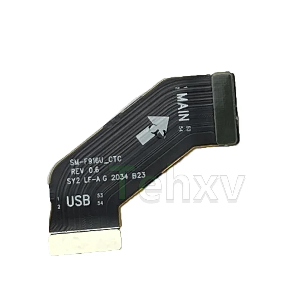 NFC Coil Dock Charging Port Board Main LCD Signal Cable Volume Button SIM Card Tray For Samsung Galaxy Z Fold2 5G F916 Fold 2