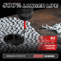 EZARC Diamond Tip Screwdriver Bit Set