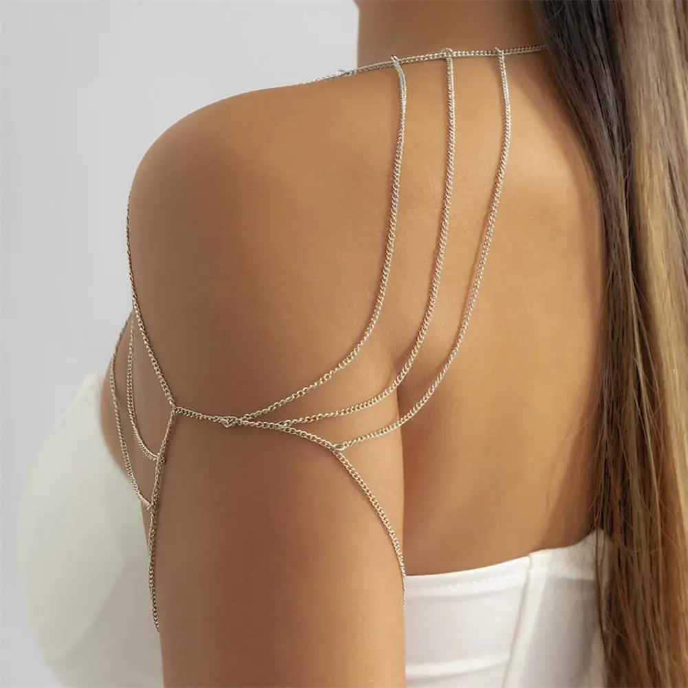 Neck Collarbone Necklace, Shoulder Chain Jewelry, Weeding Chain