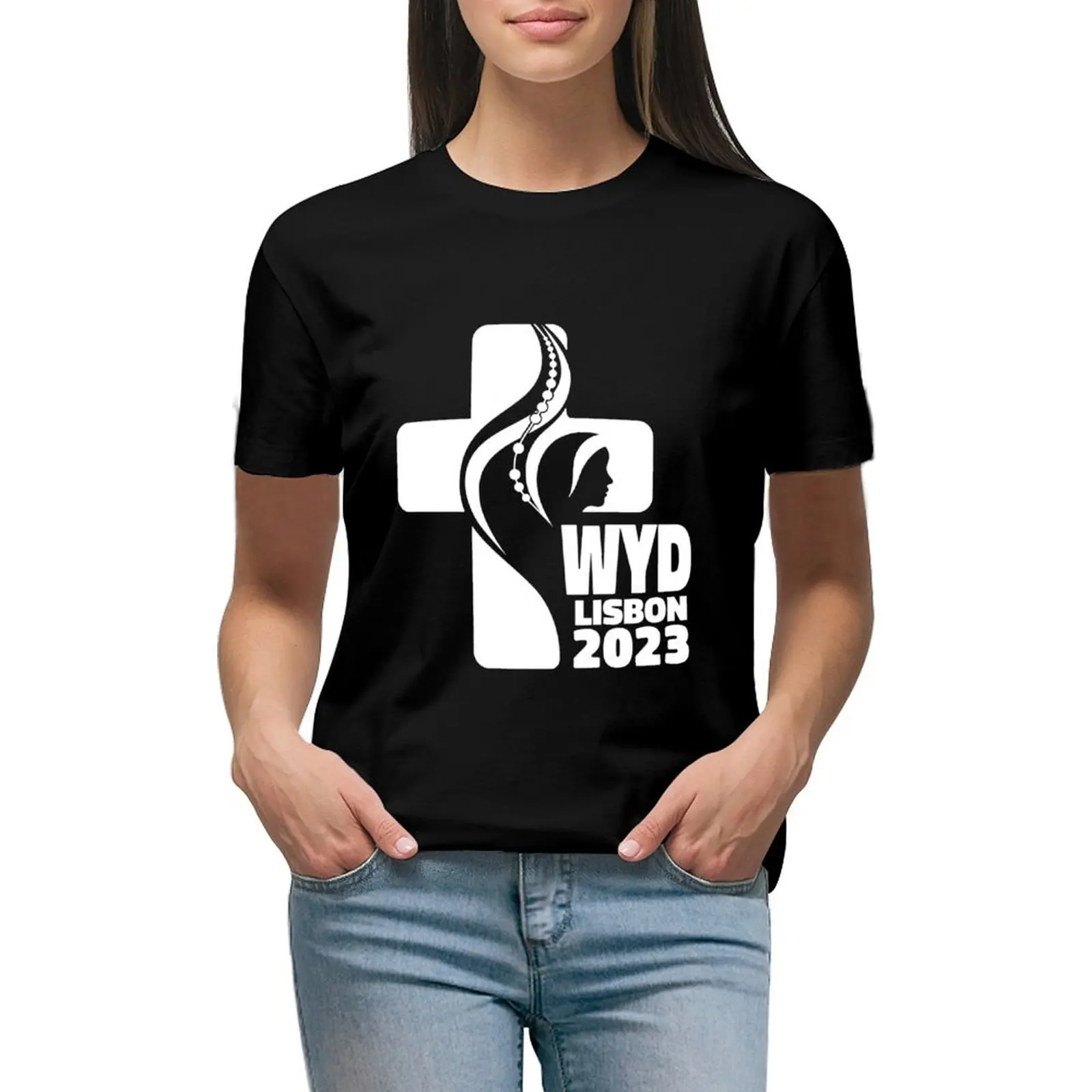 

WYD World Youth T-shirt oversized anime clothes oversized t shirts for Women