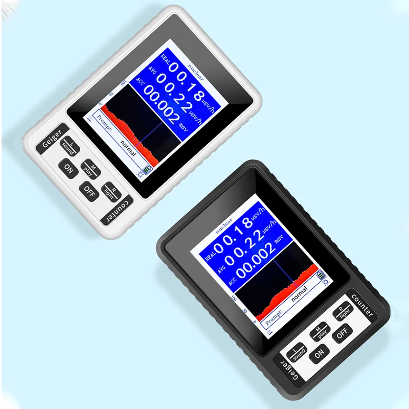 Radiation Detector Geiger Counter XR-1 Nuclear Personal Dosimeter Detectors Beta Gamma X-ray Color Display Screen