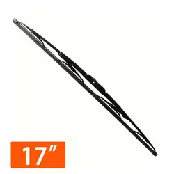 YONGRUN 9mm Universal Automotive Iron Frame Wiper - Professional Quality (17inch)