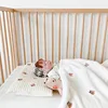 Neonatal Anti-vomiting Milk Pillow Pure Cotton Stitched Baby Sweat Absorption Pillow Breathable Embroidered Double-sided Pillow 3
