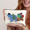 MINISO Cartoon Anime Eeyore Tote Bag Large Capacity Shopping Bag Lightweight Shoulder Handbag Cute Printed Casual Handbags 4