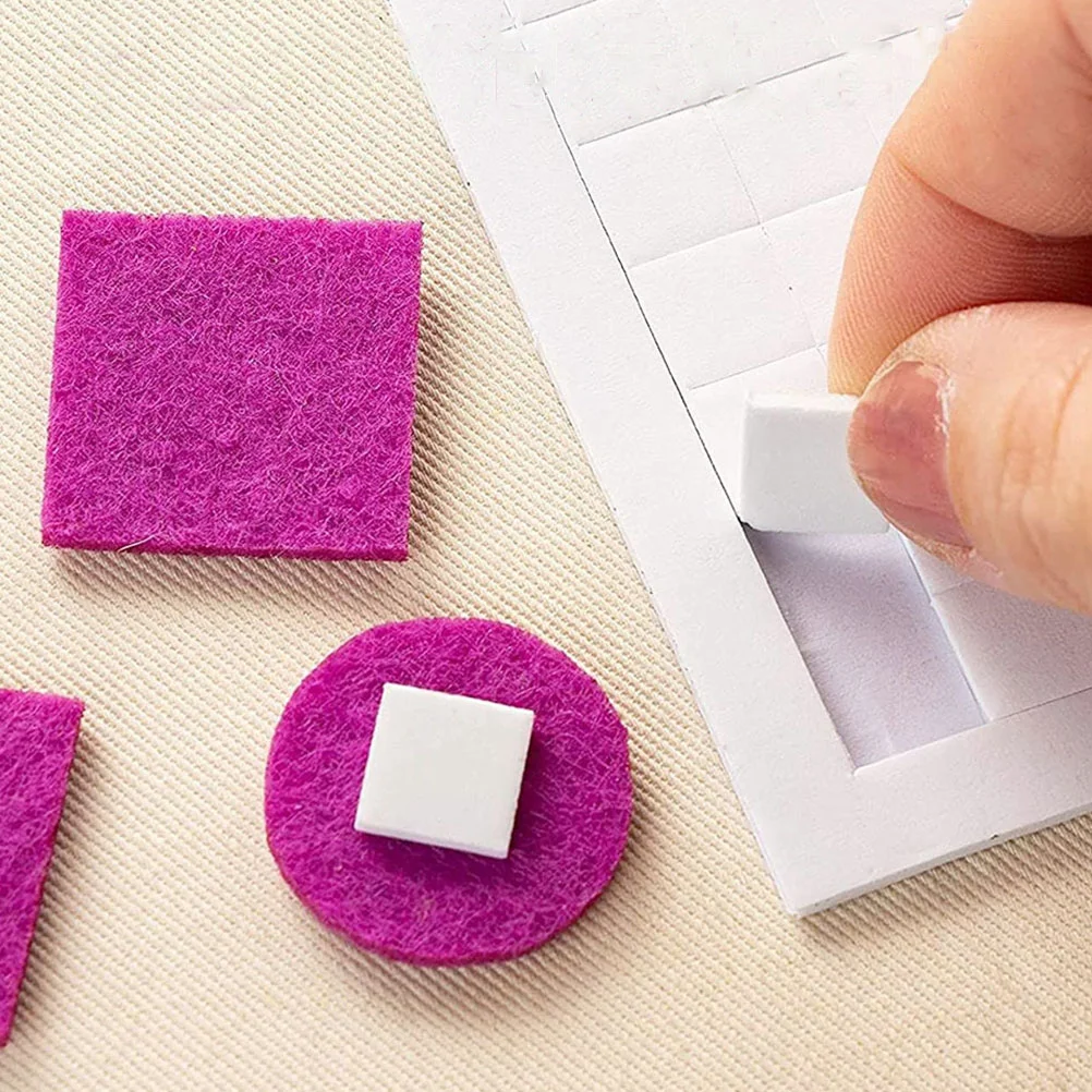 5 Sheets Foam Dots Squares Dual-Adhesive Foam Mount for Scrapbook DIY  Crafts Office Supplies 