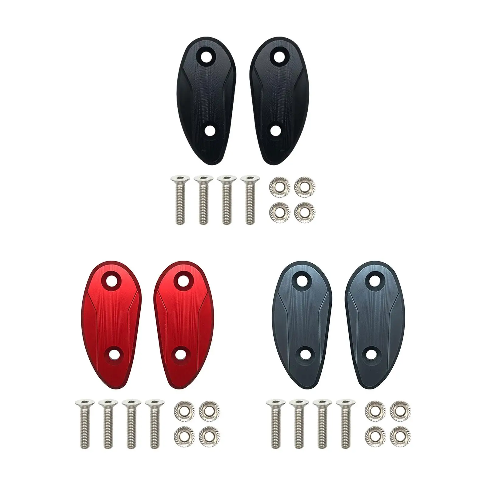 

2Pcs Mirror Block Off Plates Exterior Accessories for Honda CBR1000rr