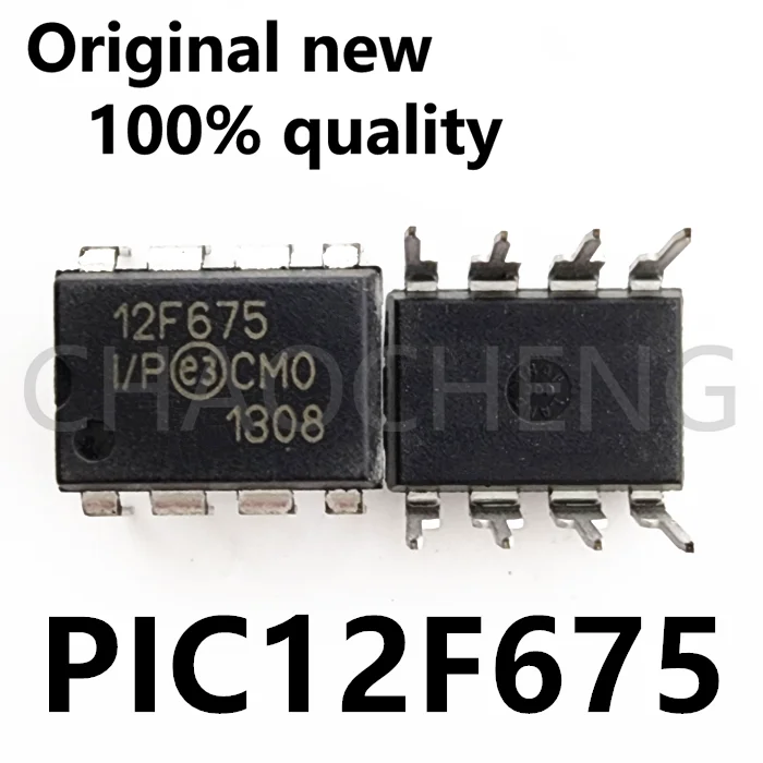 (5-10pcs)100% New original 12F675 PIC12F675 PIC12F675-I/P DIP-8  Chipset