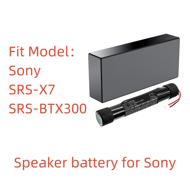 

Литий-ионный аккумулятор для динамика Sony, 7,4 В, 2600 мАч, SRS-X7,SRS-BTX300