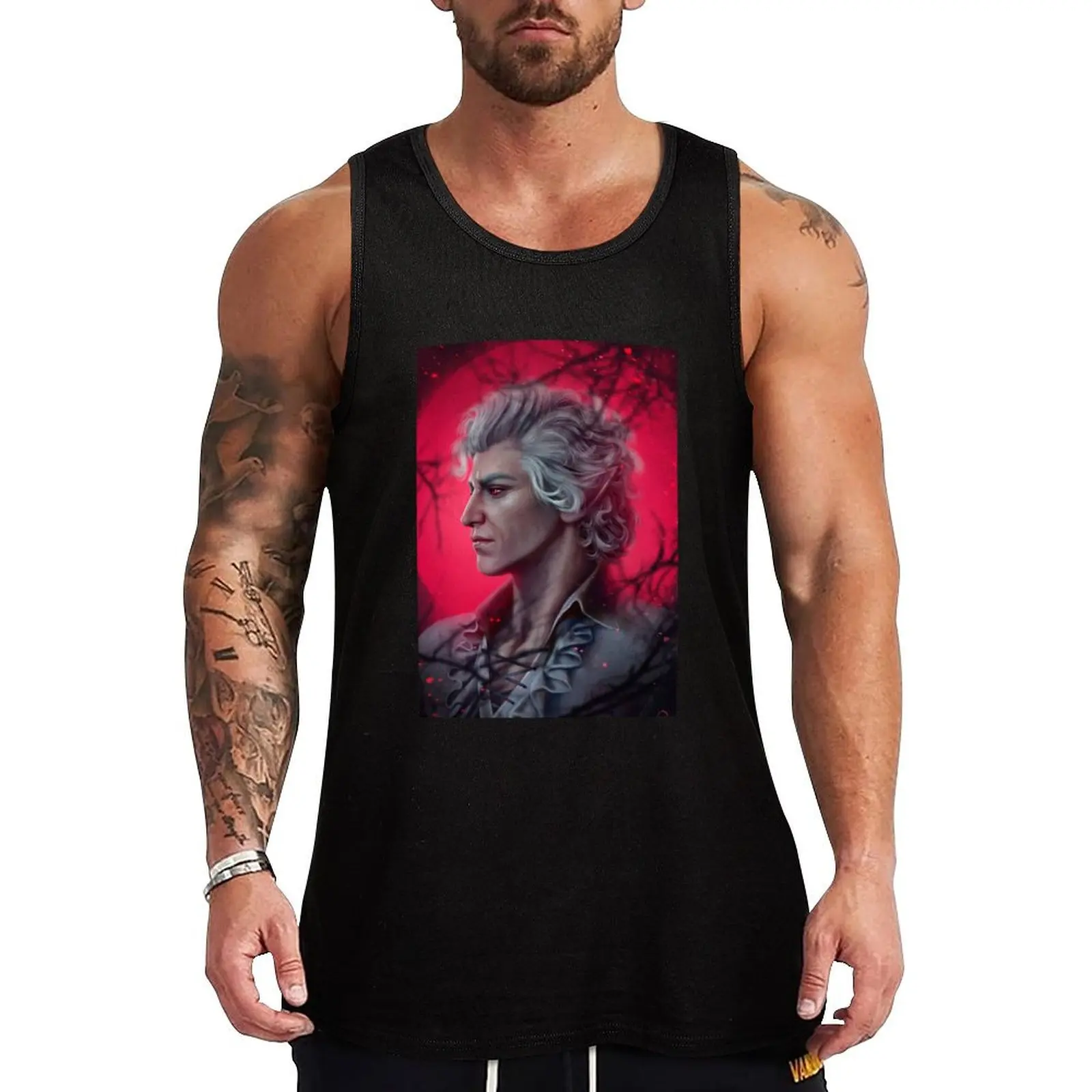 

Astarion Tank Top Male vest cute tops anime clothes T-shirt for fitness