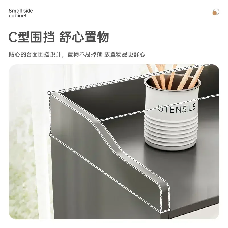 Wood Sideboards Modern Kitchen Farmhouse Traditional Drawer et Shelf Sideboards Closet Schubladen Living Room Furniture HDH