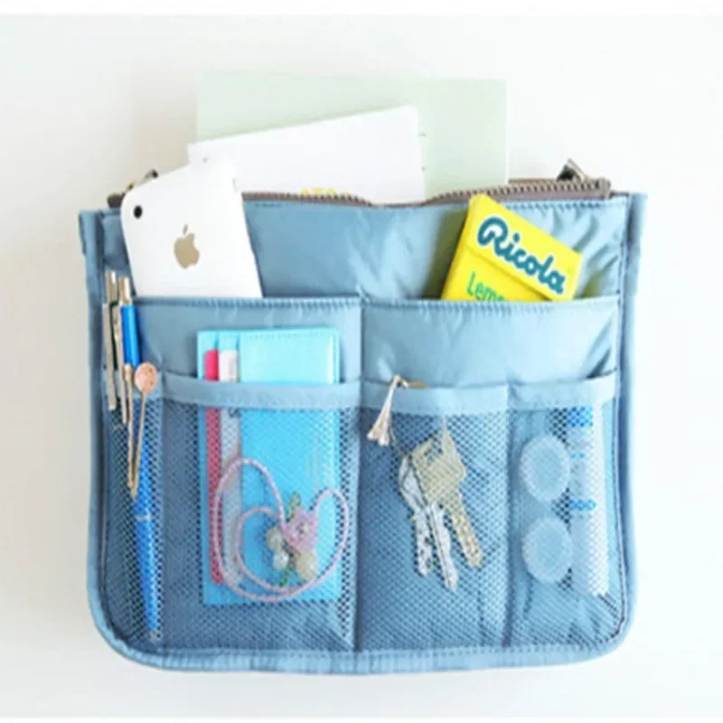 Multifunctional bi-fold storage bag double zipper large capacity storage arrangement makeup toiletries large classification bag makeup organizer cosmetic bag storage bag cosmetic storage bag toiletry bag makeup bag cosmetic case product storage bag