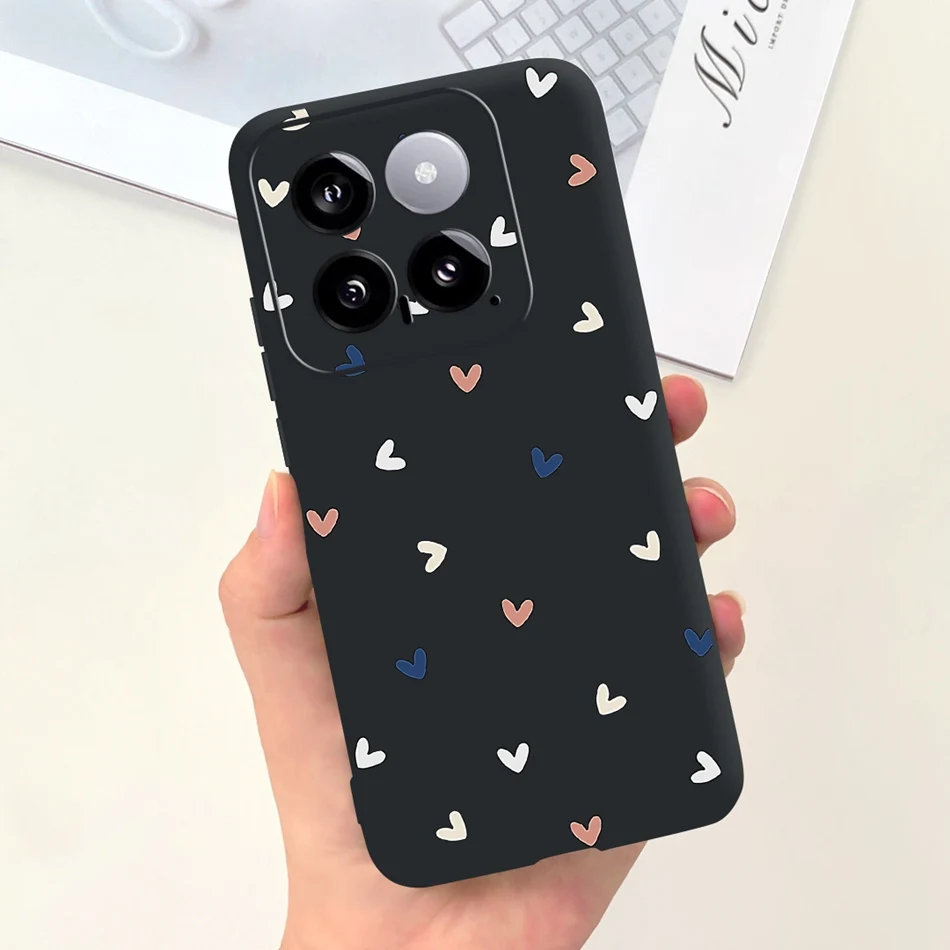 Sunflower Pattern Candy Color Soft Silicone Back Cover