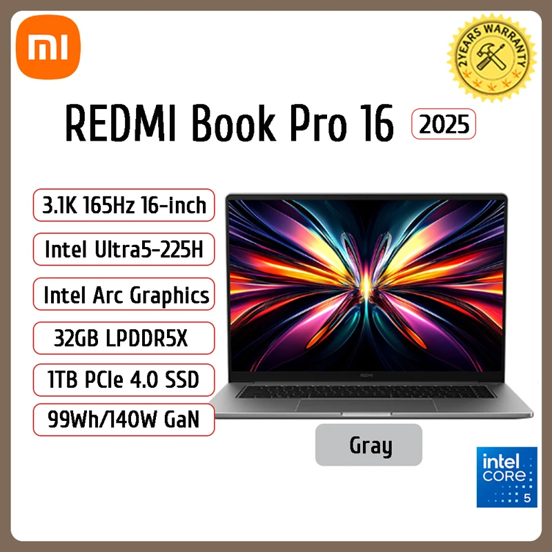 2025 كمبيوتر محمول Xiaomi REDMI Book Pro 16 جديد U...