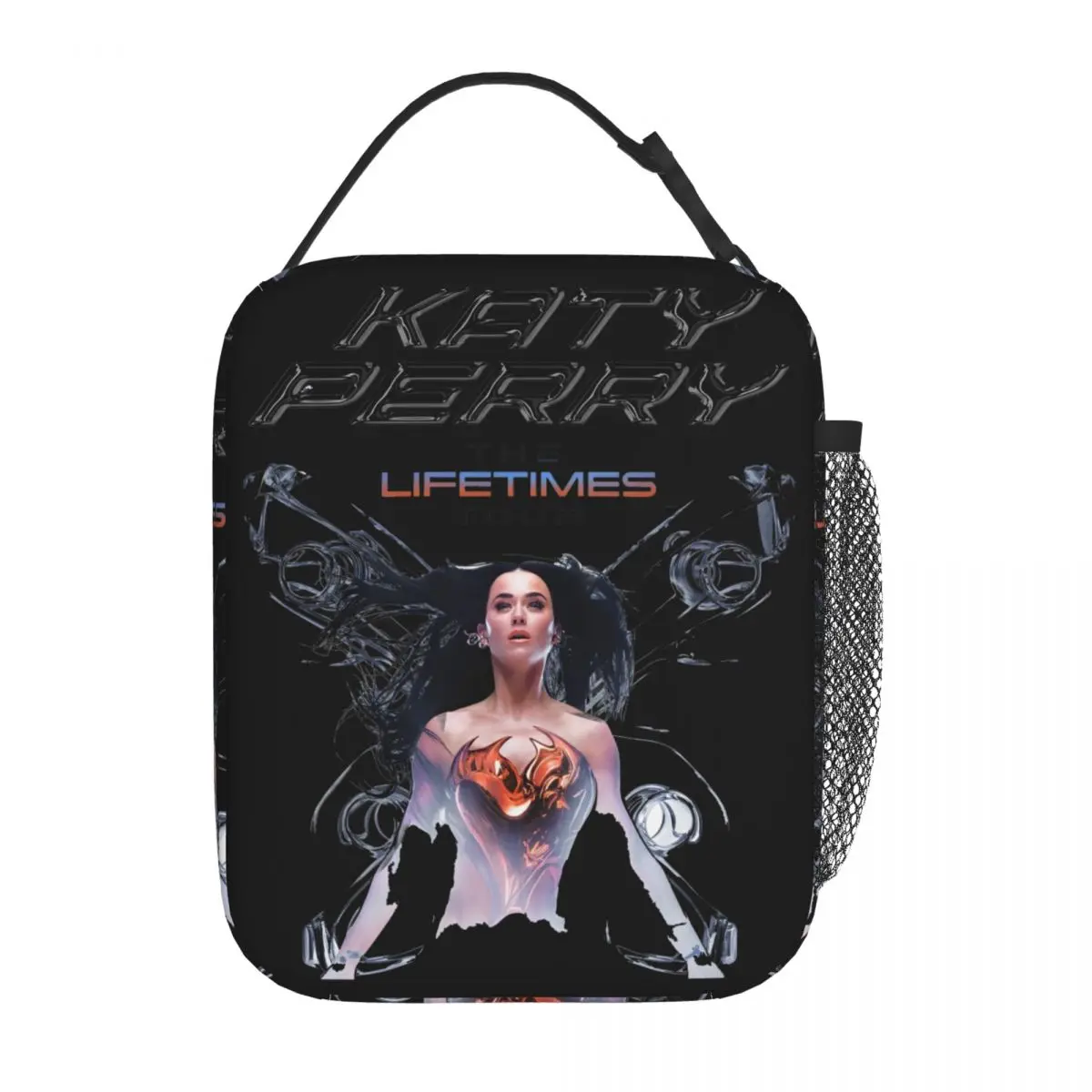 Insulated Lunch Tote Bag Katys Perrys The Lifetimes Tour Merch Food Box Y2K Thermal Cooler Lunch Box For Office