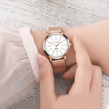 

ECONOMICXI New Versatile INS Wind Trend Students Simple Temperament Watch Female Light Luxury French Watch Female Reloj Mujer