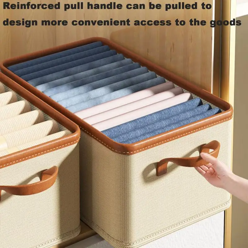 두꺼운 옷 정리함 바지 스웨터 보관 캐비닛 서랍 정리함 청바지 보관함 옷장 의류 보관 정리함