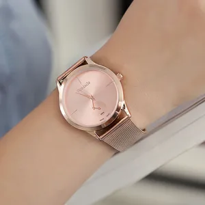Fashion Alloy Belt Women'S Watch Unisex Minimalist Style Quartz Watches High Quality Alloys Strap Clocks часы женские кварцевые