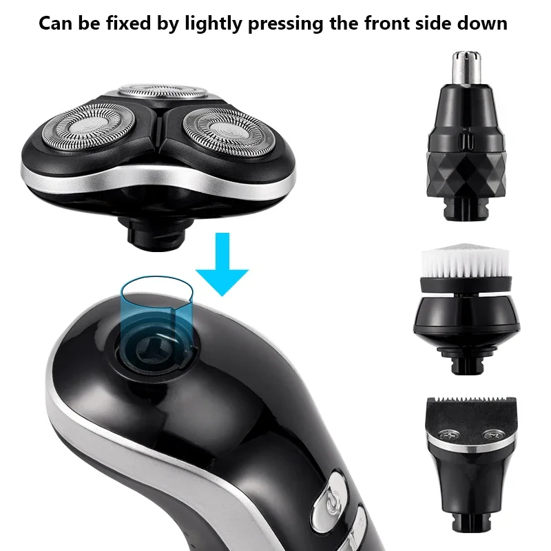 Electric Shaver Hair Trimmer New Electric Shaver For Men 4D Electric Beard Trimmer USB Rechargeable Professional Hair Trimmer Hair Cutter Adult Razor For Men