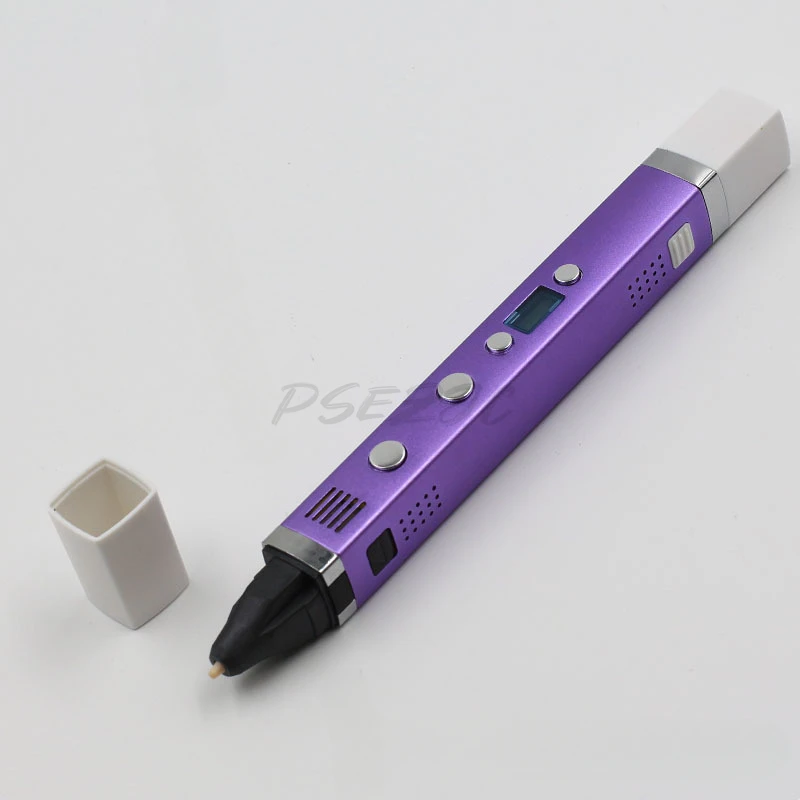 3rd Generation Printing Pen 3D Stereoscopic Drawing Pen ABS/PLA Consumables Universal Creation Painting Brush Gift