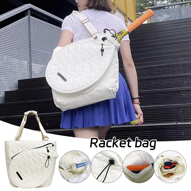 Waterproof Breathable Backpack Tennis Bag Men Women Large Badminton Rackets Bag Outdoor Sports Fashion Tote Tennis Fitness Bag 