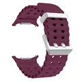 Wine red silver