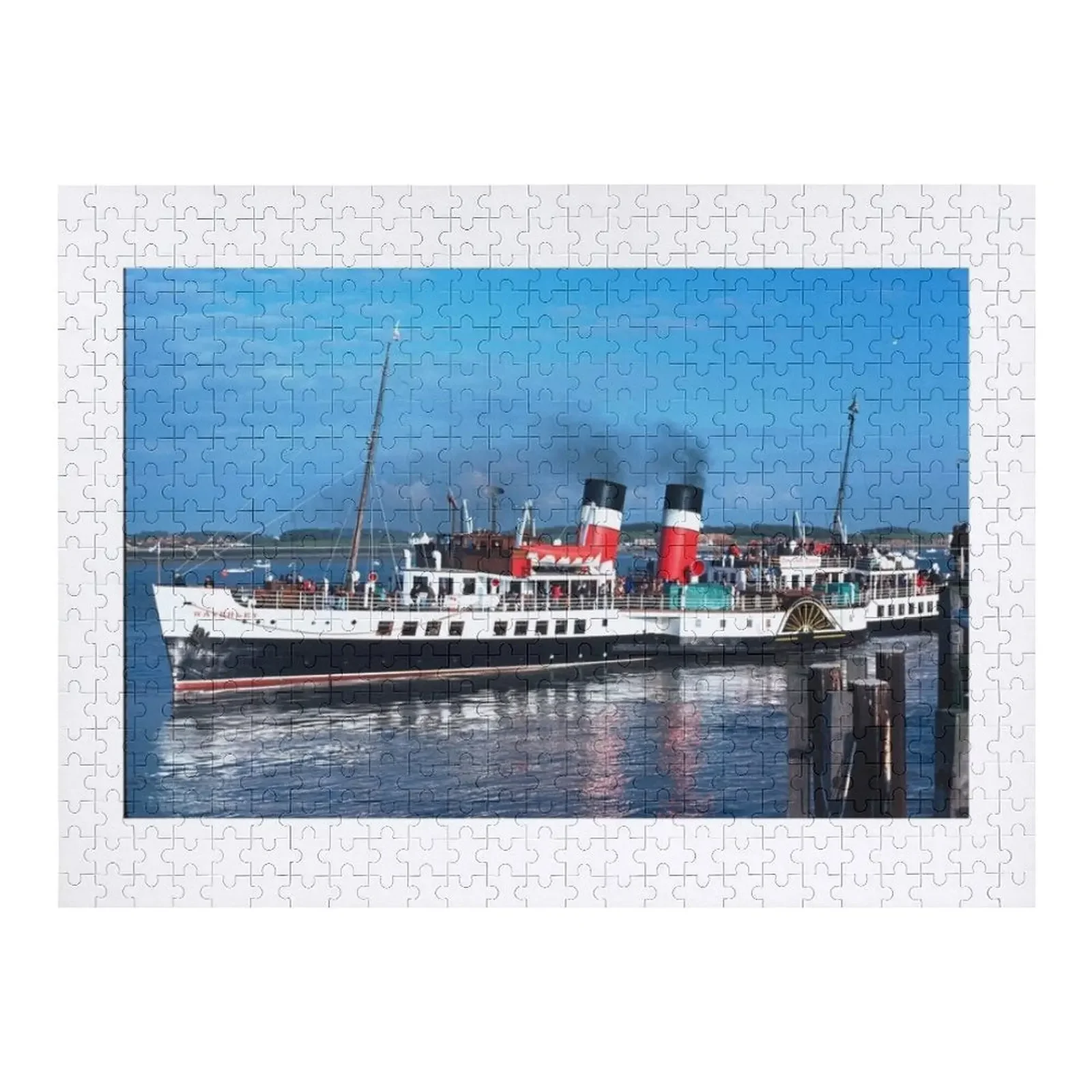 

The paddle steamer Waverley at Fleetwood Jigsaw Puzzle Wooden Boxes Wooden Decor Paintings Puzzle