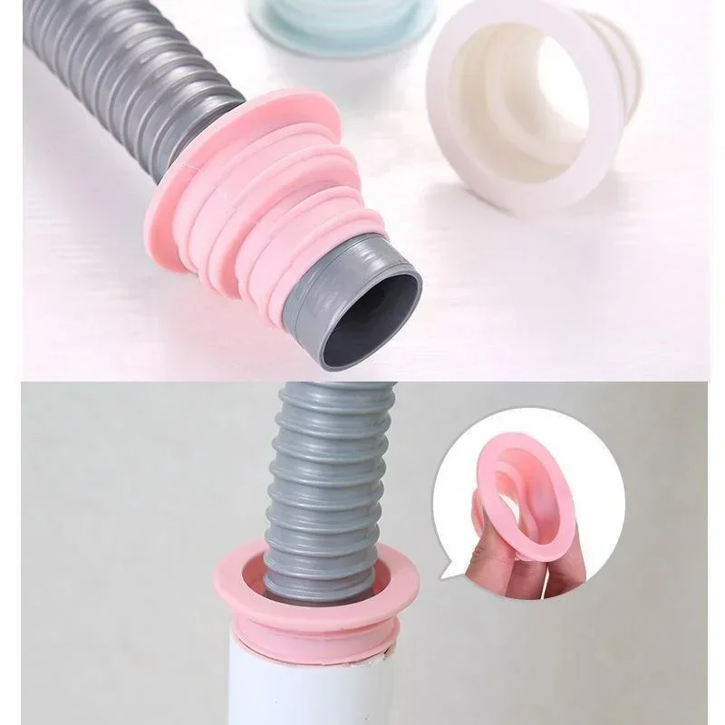 Drainage Control Seal Ring Sealing Cap Telescopic Sewer Sink Ring Washing Machine Sewer Hose Deodorization sewer seal ring drain seal plug