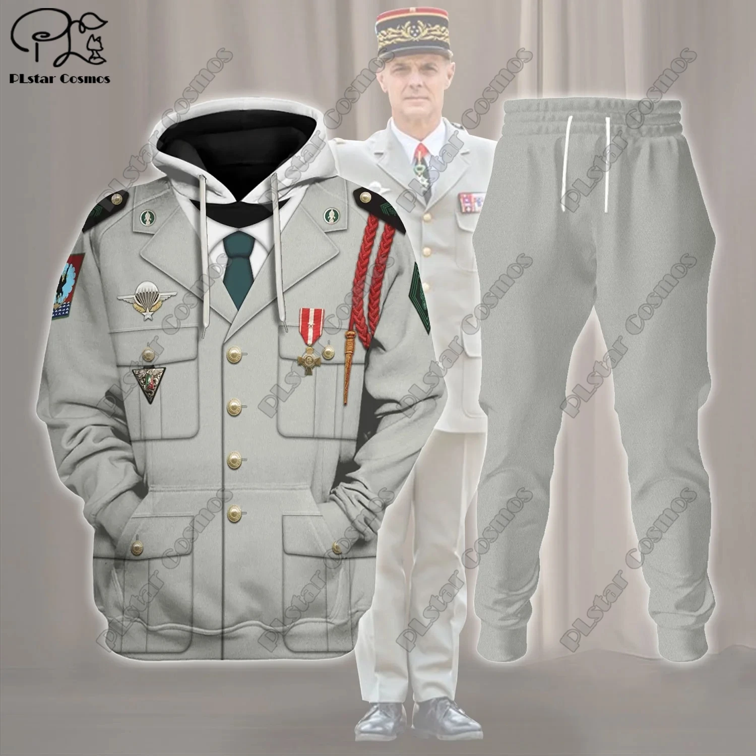 Infantry French Noble Soldier Uniform 3D Printed Hoodie Street Women Men's Pullover/Sweatshirt/Zip Hoodie A9