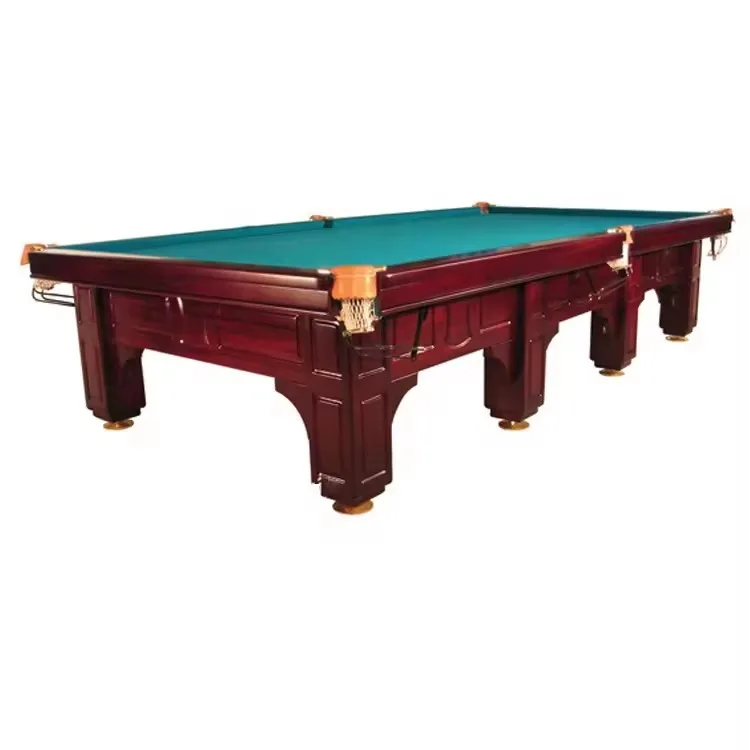 Private custom royal billiard table 9ft 10ft top rubber cushion solid wood nature carved leg luxury snooker pool table 1