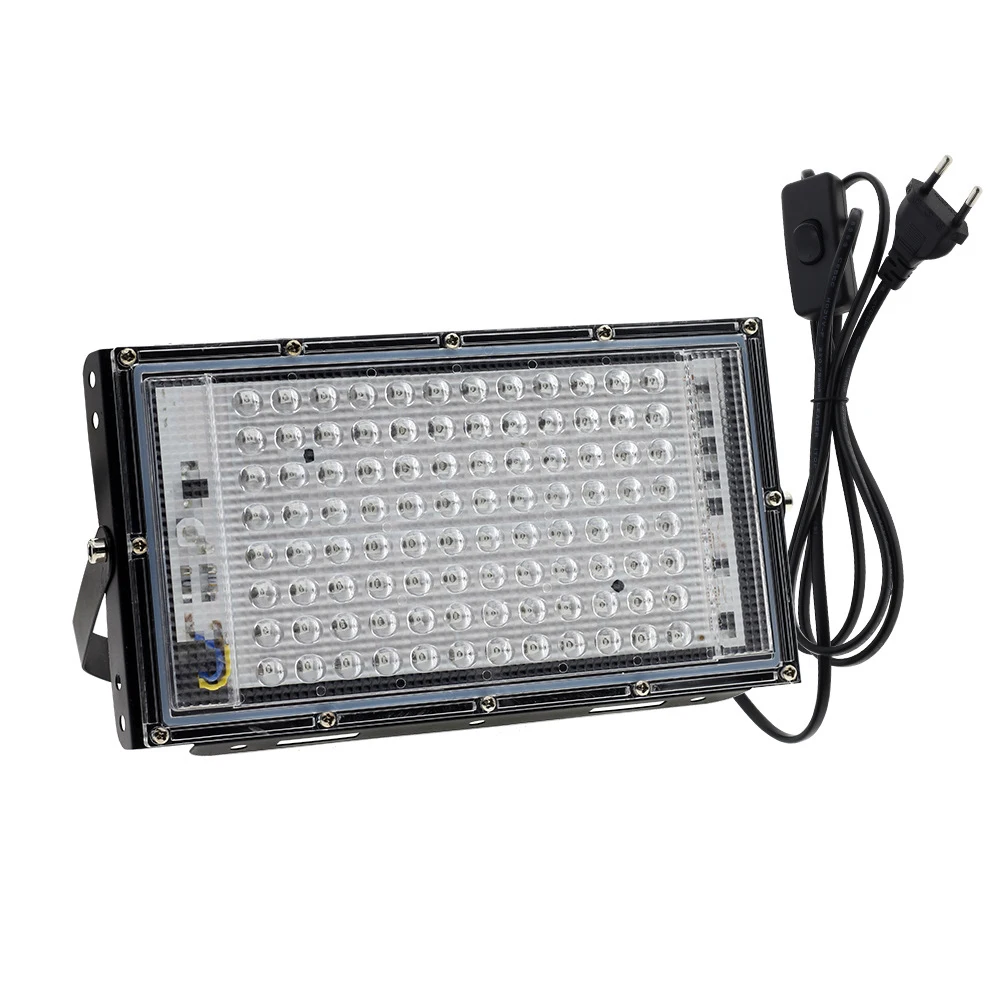 395nm 400nm LED UV Floodlight 220V 110V Ultraviolet Stage Lamp 50W 100W Stage Blacklight Waterproof Disco Party Backlight led stage lamp led stage light black light bulbs