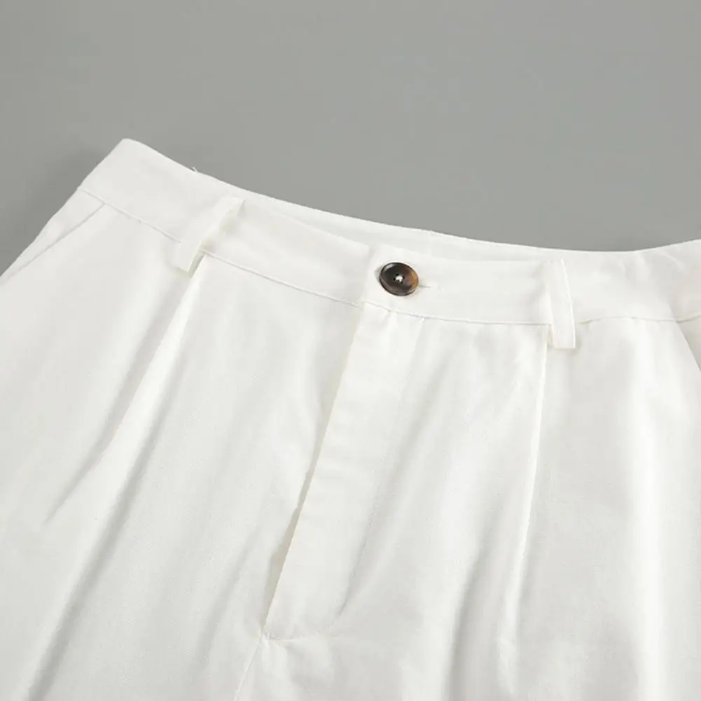 

Женский элегантный комплект из 2 предметов, жилет с V-образным вырезом и брюки с широкими штанинами