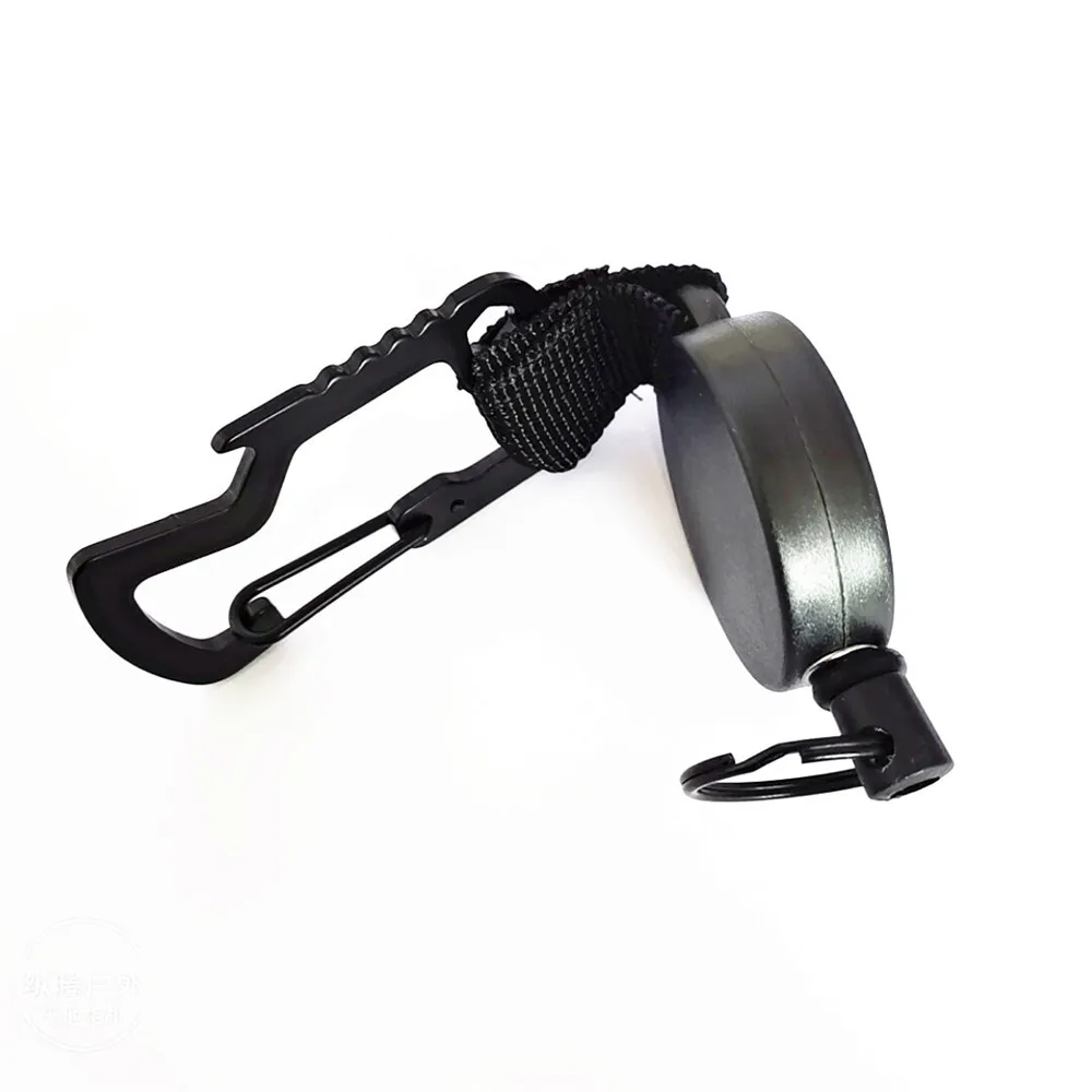 3 In 1 Retractable Badge Steel Wire Cord Pull Key Ring Portable Bottle Opener Hexagonal Wrench Carabiner Car Key Chain EDC Tool