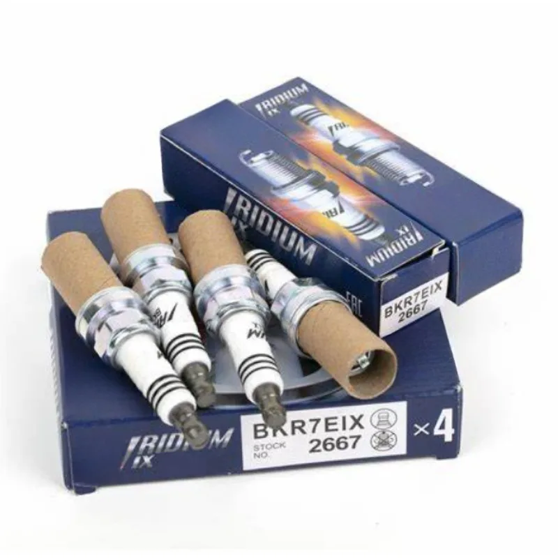 Iridium Spark Plug 2667 BKR7EIX for Volkswagen CC Golf EOS Jetta Passat Audi A3 A4 A5 A6 Q3 Q5 R8 TT Nissan Sunny Almera Serena