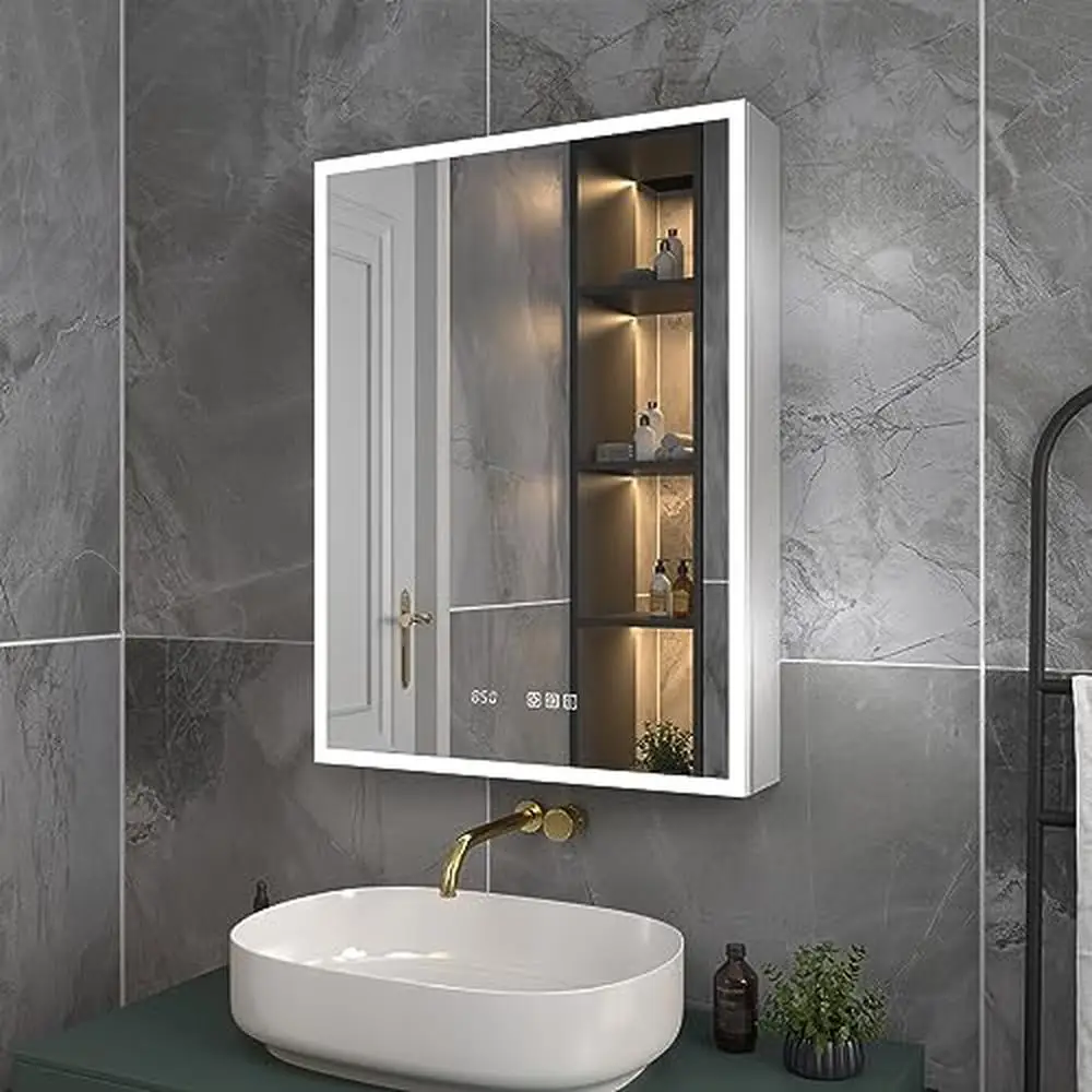 

Регулируемые часы и дисплей температуры, 24x32 дюйма, с регулируемой яркостью