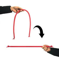 Deluxe Stiff Rope (Red) by Kupper Magic Tricks Soft Rope To Stiff Magia Close Up Street Illusions Gimmicks Mentalism Funny Props 1