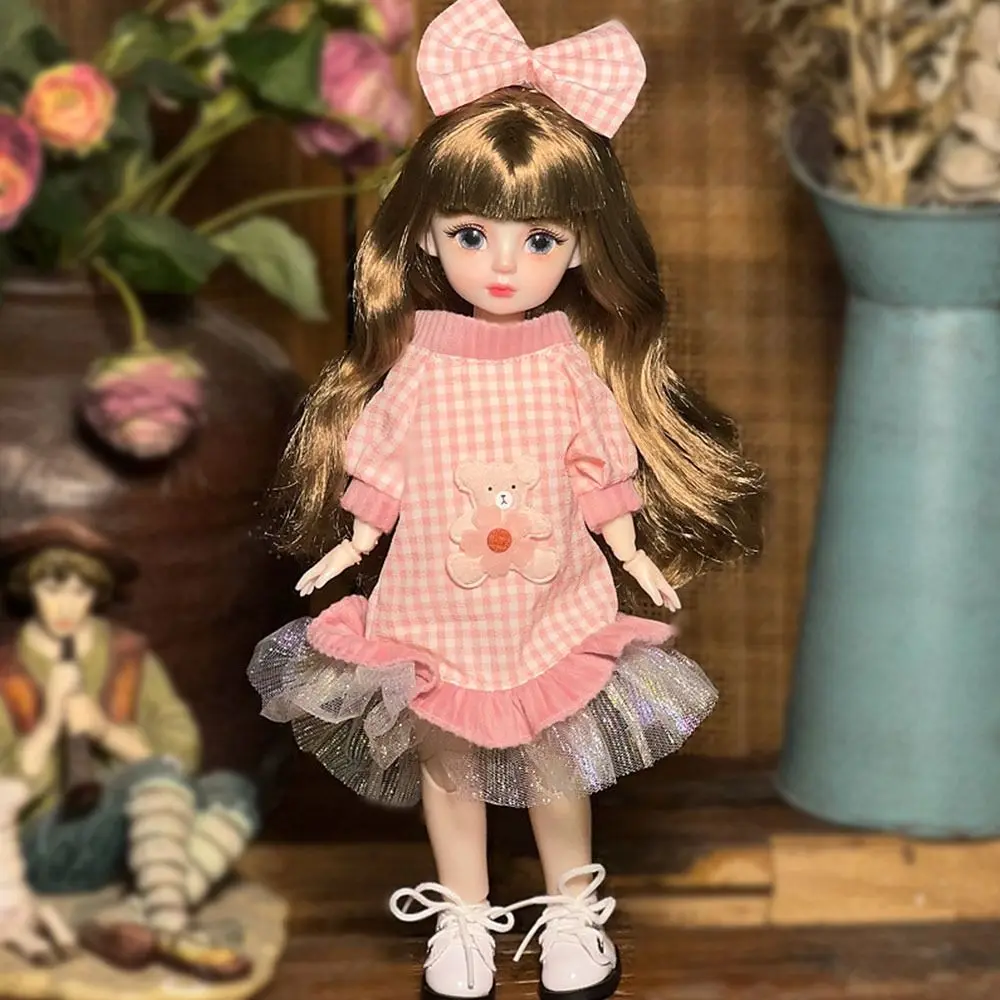 Trendy 1/6 SD Dolls BJD Doll with Wig Makeup with Clothes