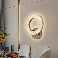 Lampe de chevet chambre décoration nouveau maître salon escalier moderne simple fond allée applique murale 1