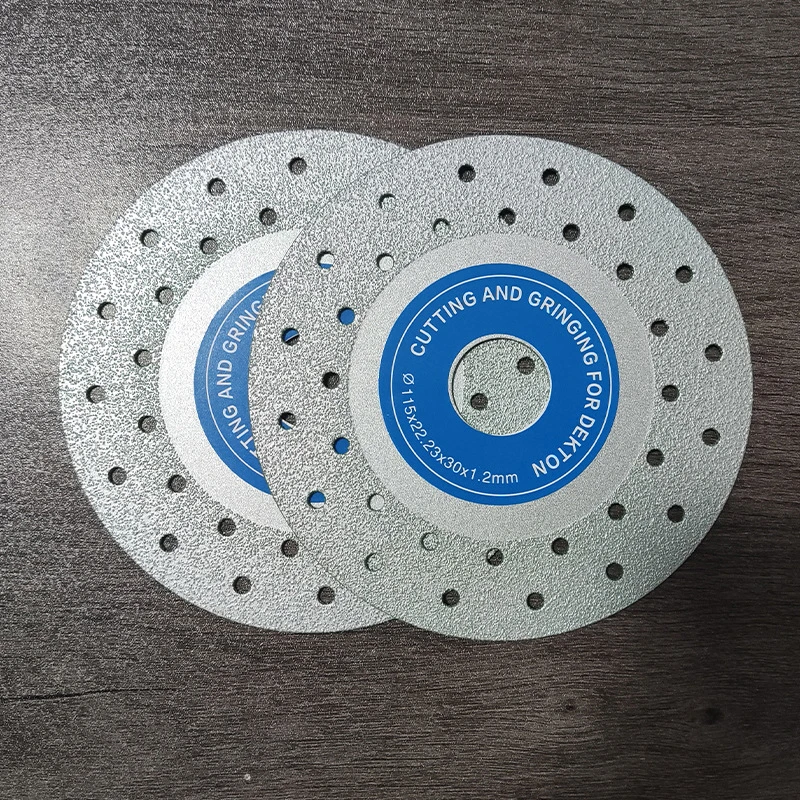 새로운 1개 세트 세라믹 및 화강암 타일용 습식 및 건식 사용 가능 115mm 헤비듀티 다이아몬드 절단 톱