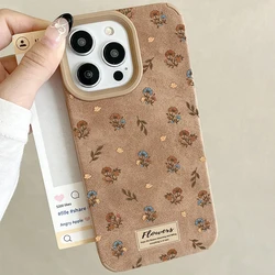 Elegant Cute Cartoon Flower Faux Leather Soft Phone Case Cover - iPhone Air (1)