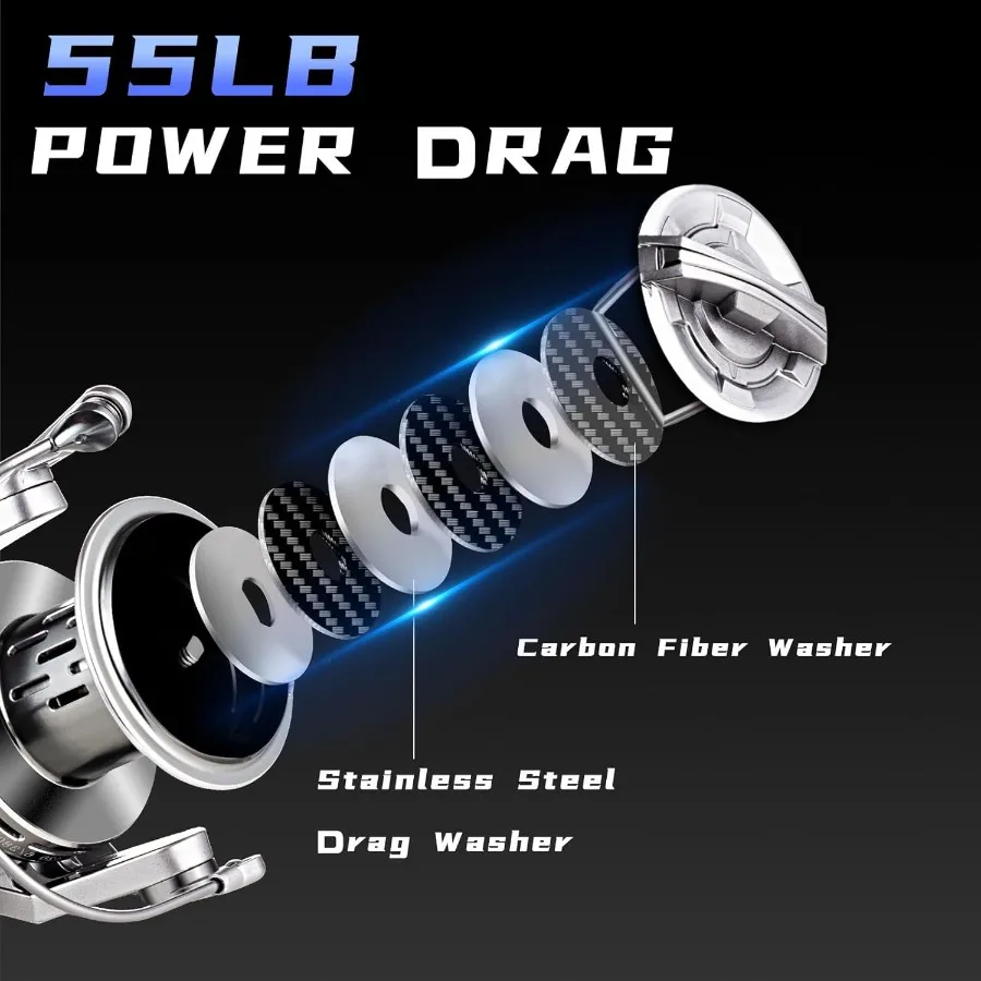 Aluminum Frame Surf Fishing Reels 2