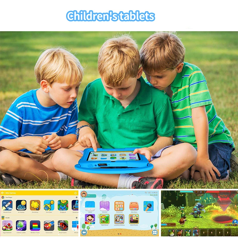 7 Inch Kids Tablet Android11 64G Learning Education Tablet WiFi Safety Eye Protection Screen Toddler Educational Toy Gift 5