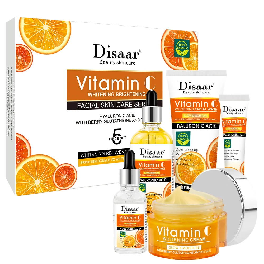 Disaar Vitamin C Facial Skin Care Set, Facial Skincare Products Kit